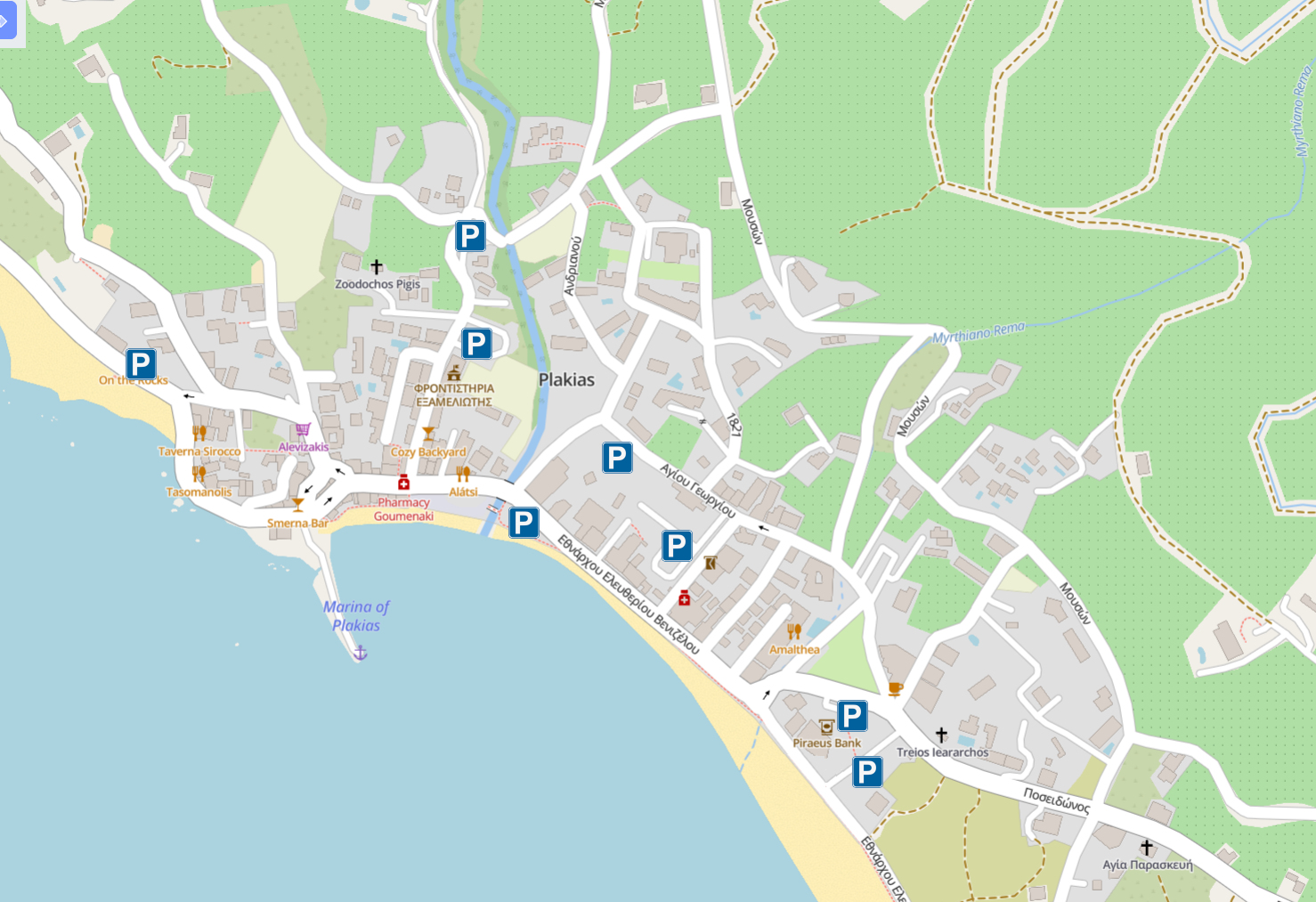 Πάρκινγκ Στον Πλακιά , Κρήτη 