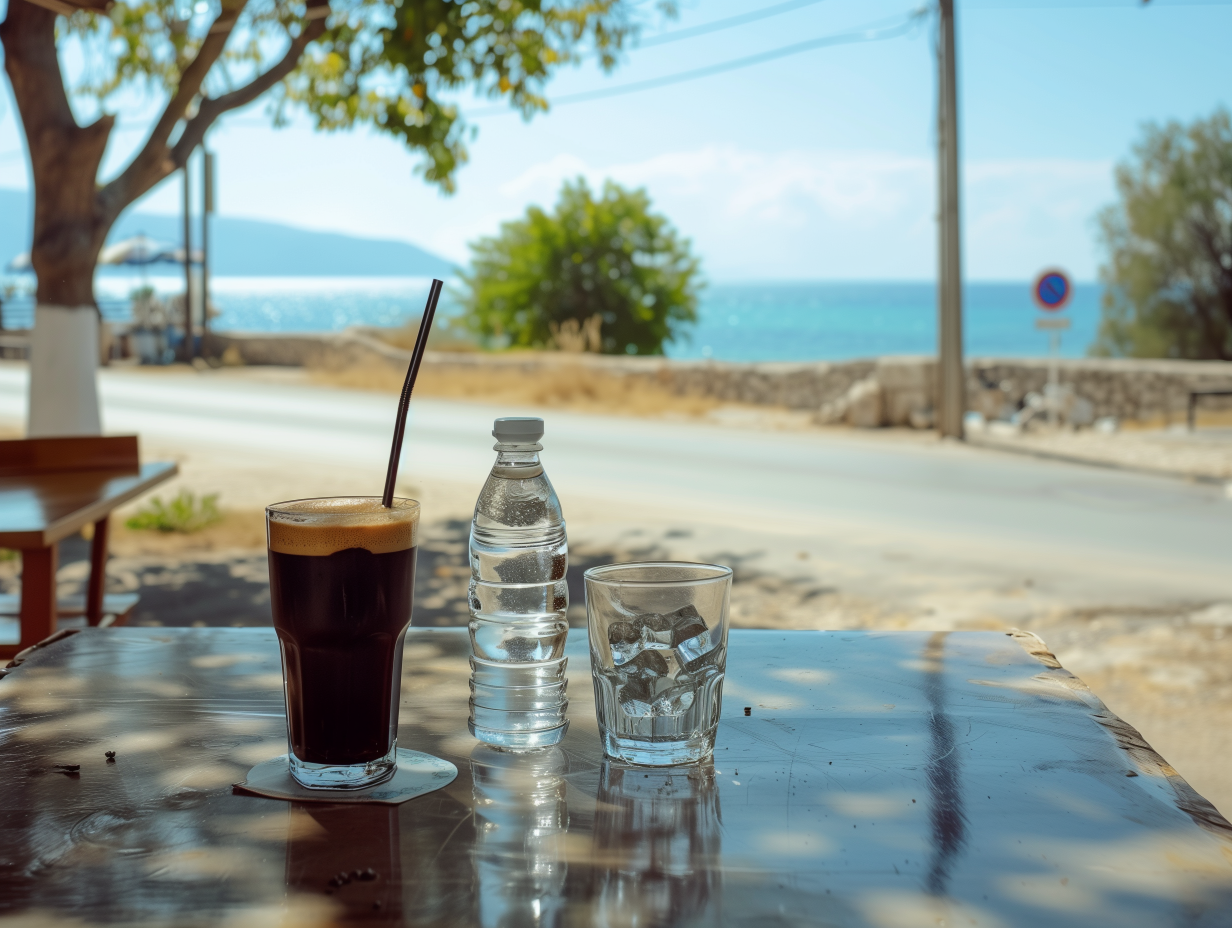 Cafés and coffee shops in Plakias, Crete