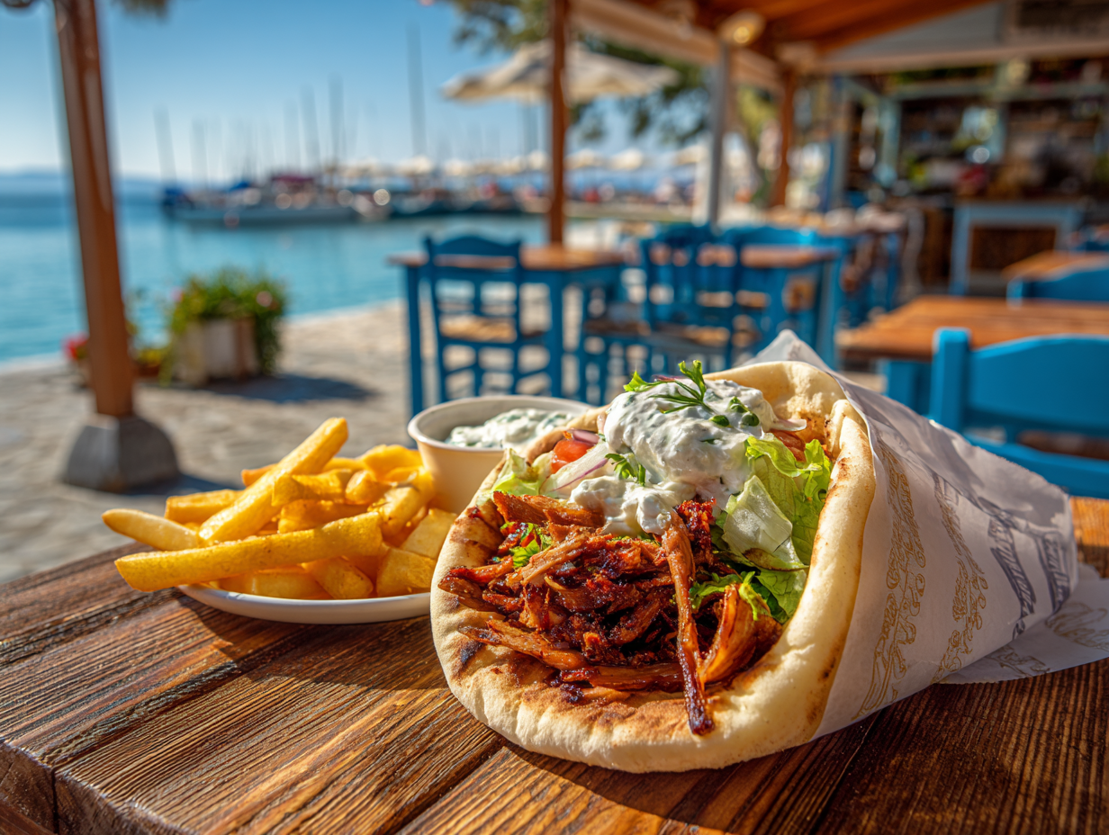 Souvlaki and grill in Plakias, Crete